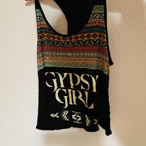 Gypsy girl tank top